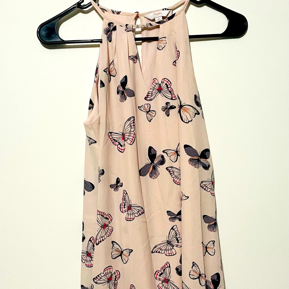 Pink butterfly dress